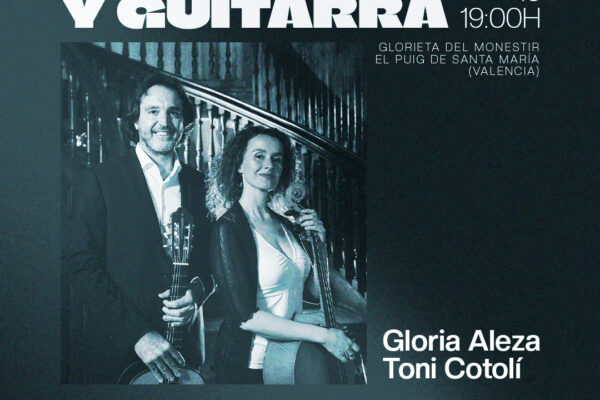 Agenda Música. Dúo de cello y guitarra Mediterranean Guitar. El Puig