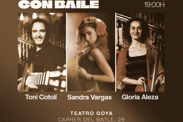 Agenda Música Mediterranean Guitar. Concierto en la Olleria, dúo cello y guitarra con baile.